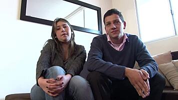 colombian married couple breaks the routine with their first steamy porn video