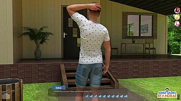 Ep23 outdoor blowjob by Stacy in steamy 3D cartoon scene