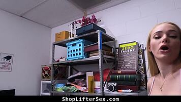 Sweet Athena Nervous After Accused of Stealing, Rides in Garage