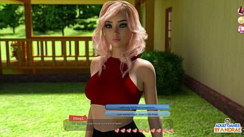 Ep23 outdoor blowjob by Stacy in steamy 3D cartoon scene