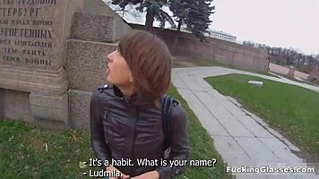 spontaneous encounter with kirsten on top floor