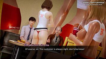 Waifu Academy Beautiful 18yo Petite 18+ Slim Teen 18+ Shows Off Her Perfect Ass and Tits at Job Interview My Sexiest Gameplay Moments Part 30