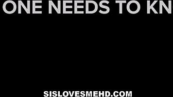 hey, sislovesmehd got me hooked! hot ebony teen 18+ cumming hard while her white stepbro drills her pov!