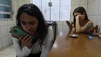 In this brazilian house, the wildest parties unfold with blowjobs and more