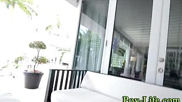 Brunette Teen Pussy Pounded Hard By Monster Cock In Pov