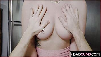 Secret Deal! Dad and Daughter Kali Roses with Preston Parker in Wild Fuck