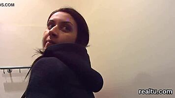 Stellar Czech woman seduced in supermarket encounter