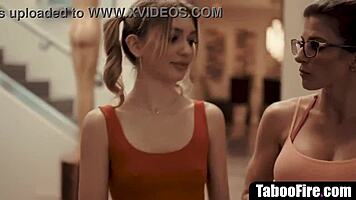 Young Blonde Cheerleader Pressured Into Threesome With Milf Coach And Hubby