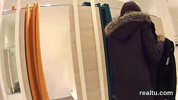 Stellar Czech woman seduced in supermarket encounter