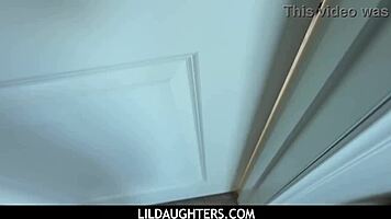 Young skinny teen 18+ stepdaughter jazmin luv gets fucked to orgasm in pov taboo scene with daddy