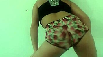 Teen amateurs dancing Brazilian funk style