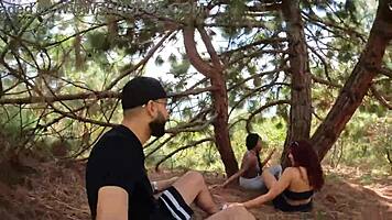 I exercise with friends, we have outdoor threesome