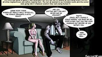 Cheating wife learns a lesson from her neighbor.