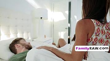 horny stepsis gets tight snatch filled by bro in full movie