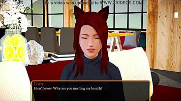 redhead teen says, 'welcome to my new family with big tits and ass'