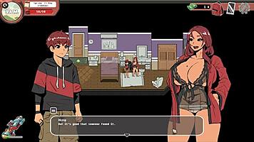 Spooky Milk Life Hentai Game Ep 17: Taboo Deepthroat with Massive Cum Overload