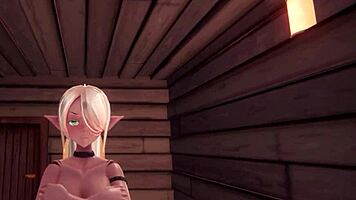 hot anime elf teen 18+ gets titjob after face sitting pussy?