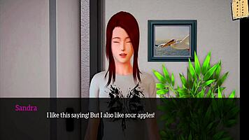 In my new family, the teen girl explores erotic 3D adventures
