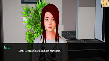 In my new family, the teen girl explores erotic 3D adventures