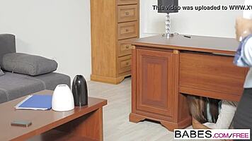 babes office obsession shaking down below starring alexis brill and bruce venture clip