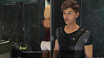 my first kiss with redhead haylee in space