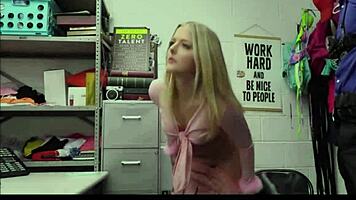 Teenrobber - Thick Blonde Shoplifter Thought Her Stepdaddy Could Get Her Out Of Charges - Jill Taylor