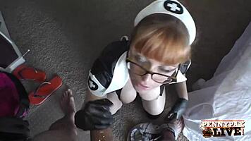 Seductive Nurse Penny Pax Gets Her Wet Snatch Intensely Dicked by Patient