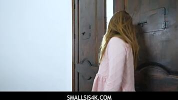 Smallsis4k pervy stepsister gives stepbro blowjob jealous of bestfriend