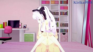 Why is Murasaki Shion having intense sex in hentai?