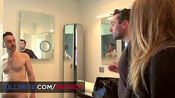 Perfect threesome with french teens asian blonde anal sex