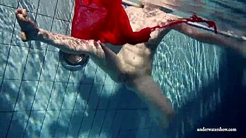 Russian teen 18+ie lucie says, Go underwater swimming?