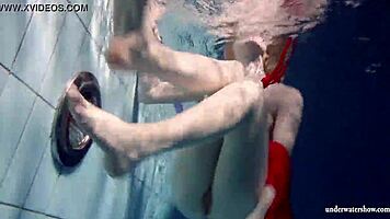 Russian teen 18+ie lucie says, Go underwater swimming?