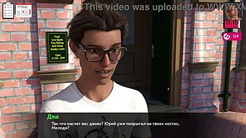 Melody intensely fucked with monster cock in gameplay