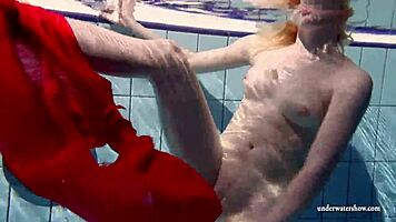 Russian teen 18+ie lucie says, Go underwater swimming?