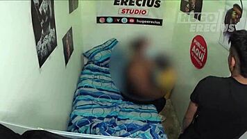 My neighbor sneaks out for a quick creampie