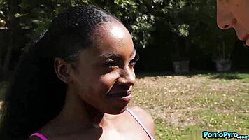 anne amari, that petite black chick, bangs the pizza guy and pool guy? what a threesome!