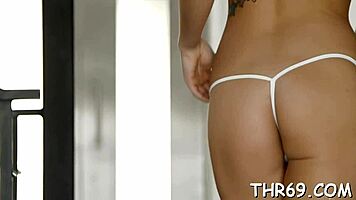 girls in a cock engulfing contest during the game