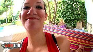 Milya French busty babe fucking Kevin White with blowjob 😏