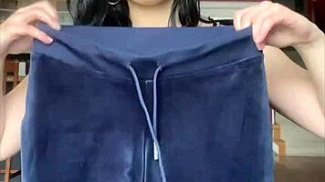 Babe unboxes and tries on juicy couture velour tracksuit
