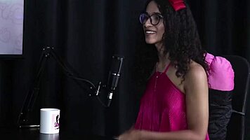 First Orgasm Giving Ass! Loves Big Cock! Spaghetti Transsexual Sheer Red!