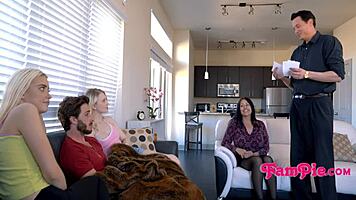 Grandpa licks and fucks blonde Hungarian teen 18+ hottie