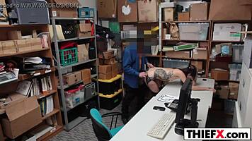 Sweet Brunette Teen 18+ Gets Fucked By Burglar In Garage