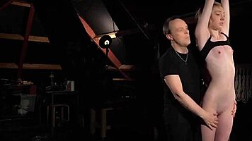 I am the submissive bitch getting dominated and fucked for my bondage disobedience.