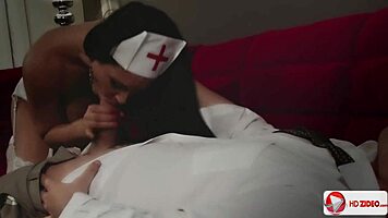 Porn Nurse Strips And Fucks Patient In Hospital!