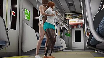 wanna see ochako fucked hard in metro full clip?