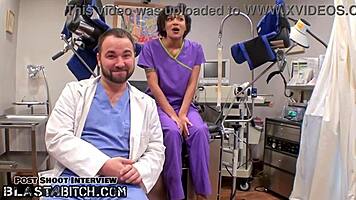 Student Jackie Banes Busted And Cum Blasted By Doctor Tampa!