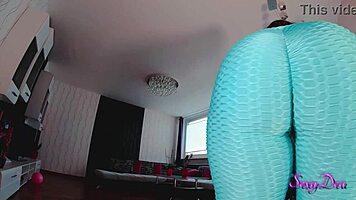 Mature Brunette with Big Ass Desires Hairy Cunt Filled