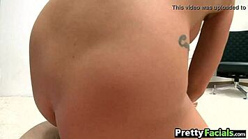 teenie babe hailey holiday facial video series