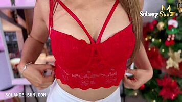 Christmas outfit sexy try on haul