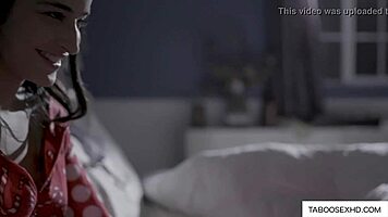 i deepthroat santa's cock in teen fantasy sex